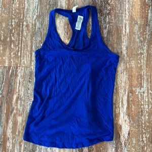 NEXT LEVEL dark blue “August Born” tank top for women size L